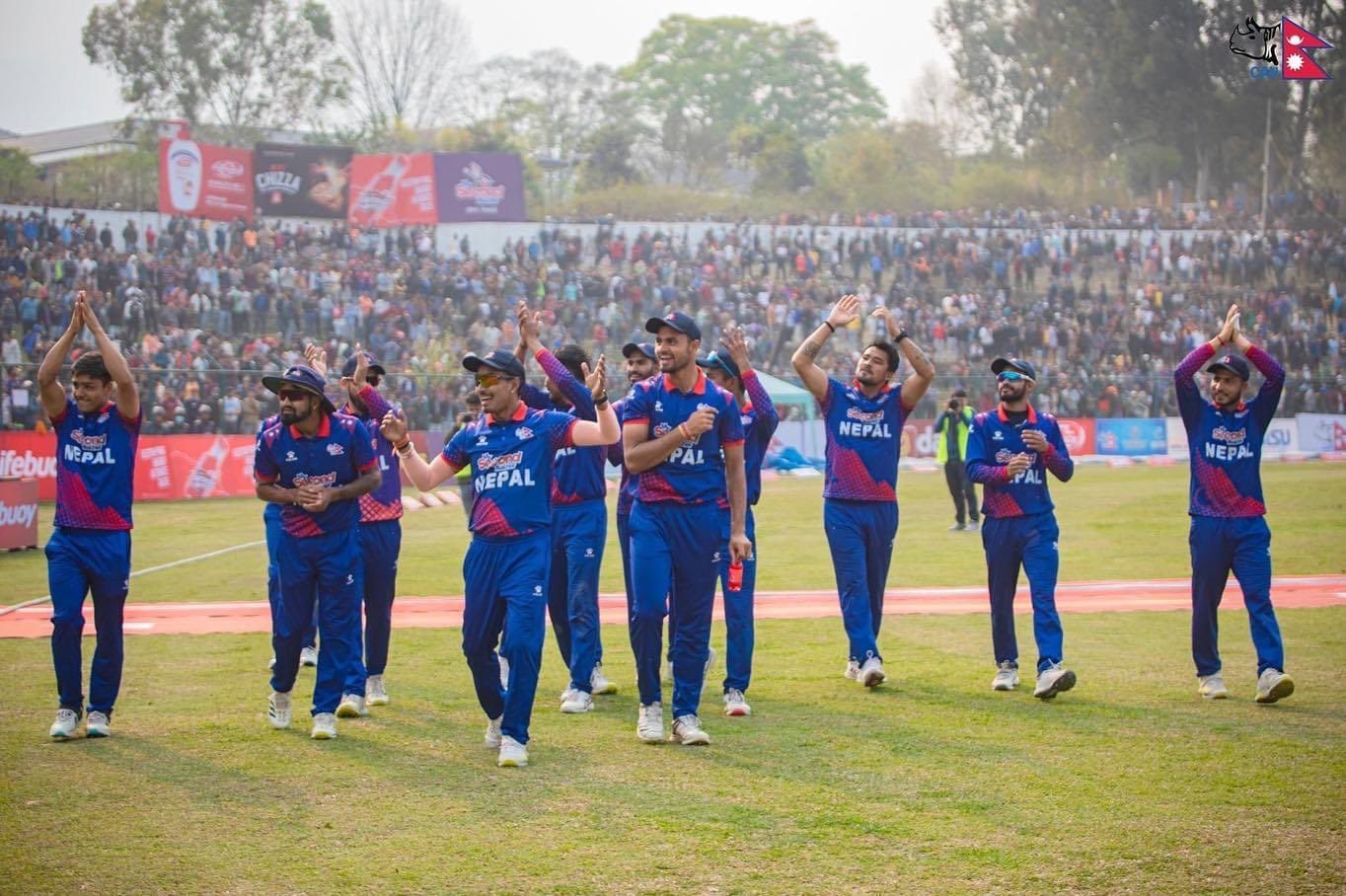 नेपाल इतिहास रच्दै विश्वकप क्रिकेटको क्वालिफायरमा