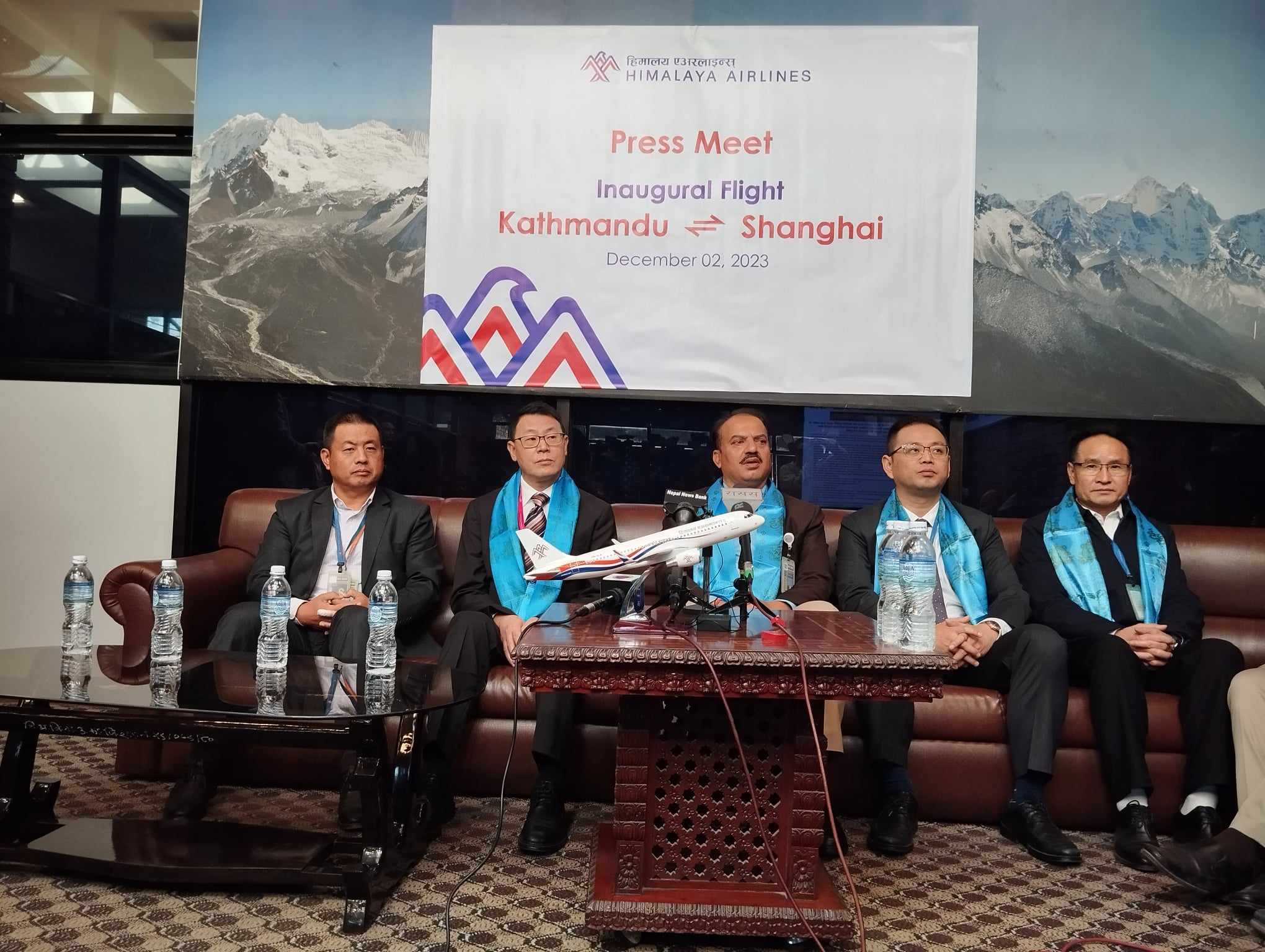 आजदेखि हिमालय एयरलाइन्सको काठमाडौँ-साङ्घाई नियमित उडान