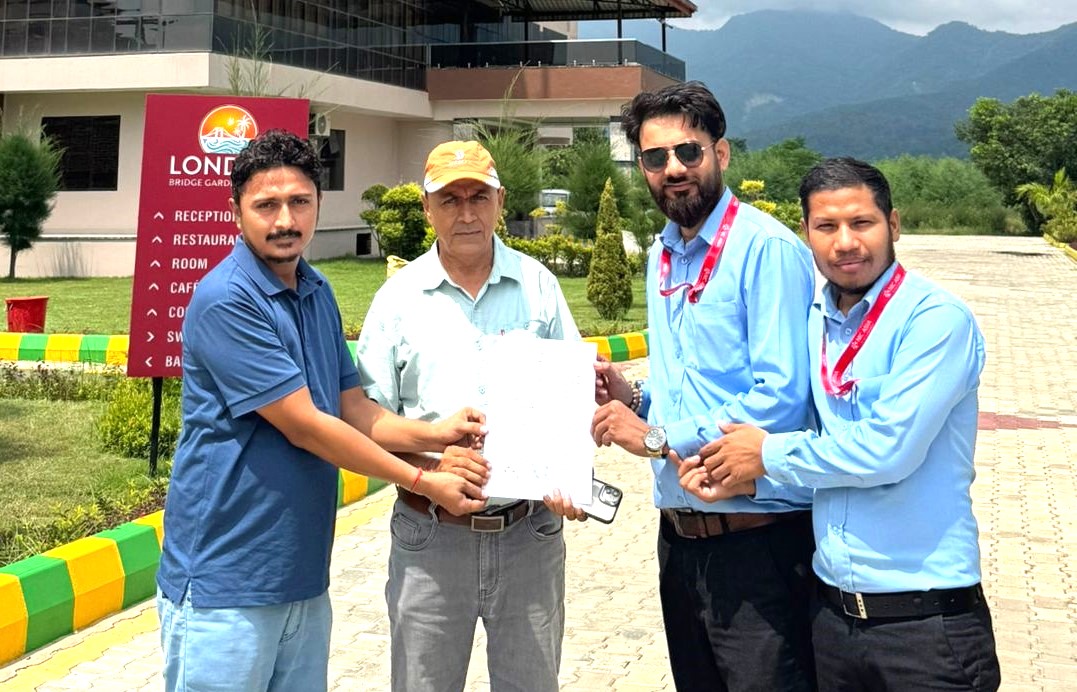 एन आई सी एशिया बैंकका ग्राहक महानुभावहरुलाई नवलपरासीमा रहेको लन्डन ब्रिज गार्डेन रिसोर्टमा १० प्रतिशत छुट सुविधा उपलब्ध