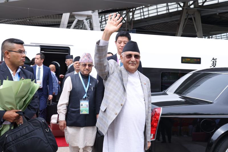 चीन भ्रमणबाट फर्किए प्रधानमन्त्री ओली:’जीएसआईलाई समर्थन गरेकाे छैन’