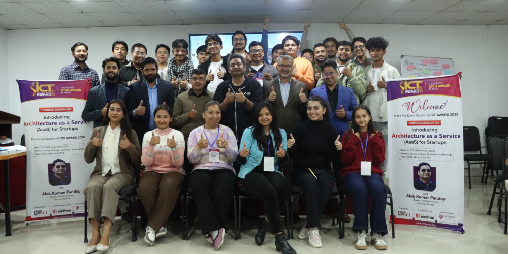 आइसिटी अवार्ड २०२५ को प्रि-इभेन्टको रूपमा स्टार्टअपहरूका लागि २ दिने तालिम सम्पन्न