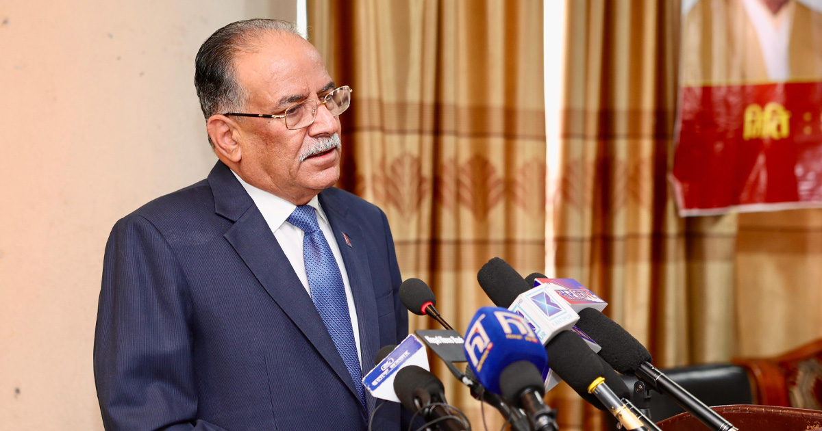 जसको विचार नयाँ छ, त्यो नै नयाँ हो, अहिले नेपालमा हामी मात्रै नयाँ हौँ : संयोजक प्रचण्ड